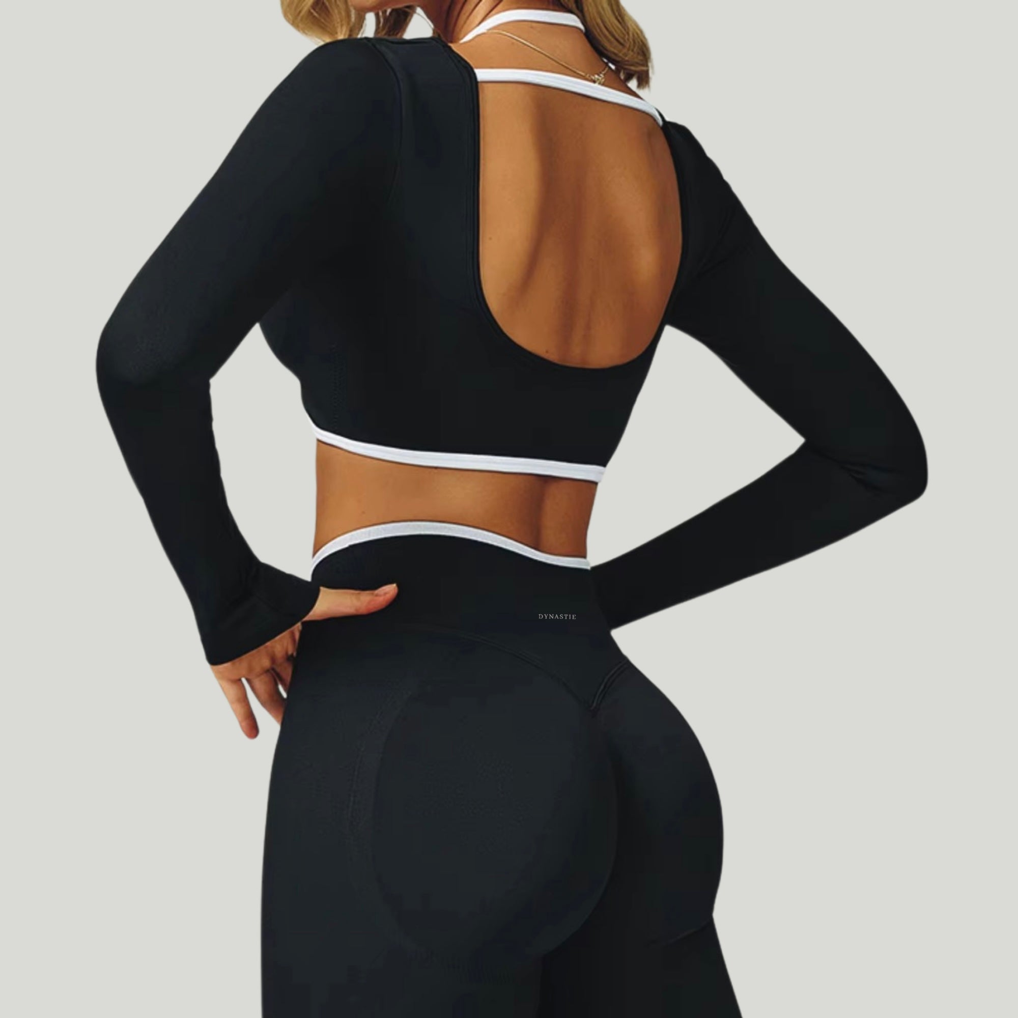 Era chandail long Noir DYNASTIE CLOTHING