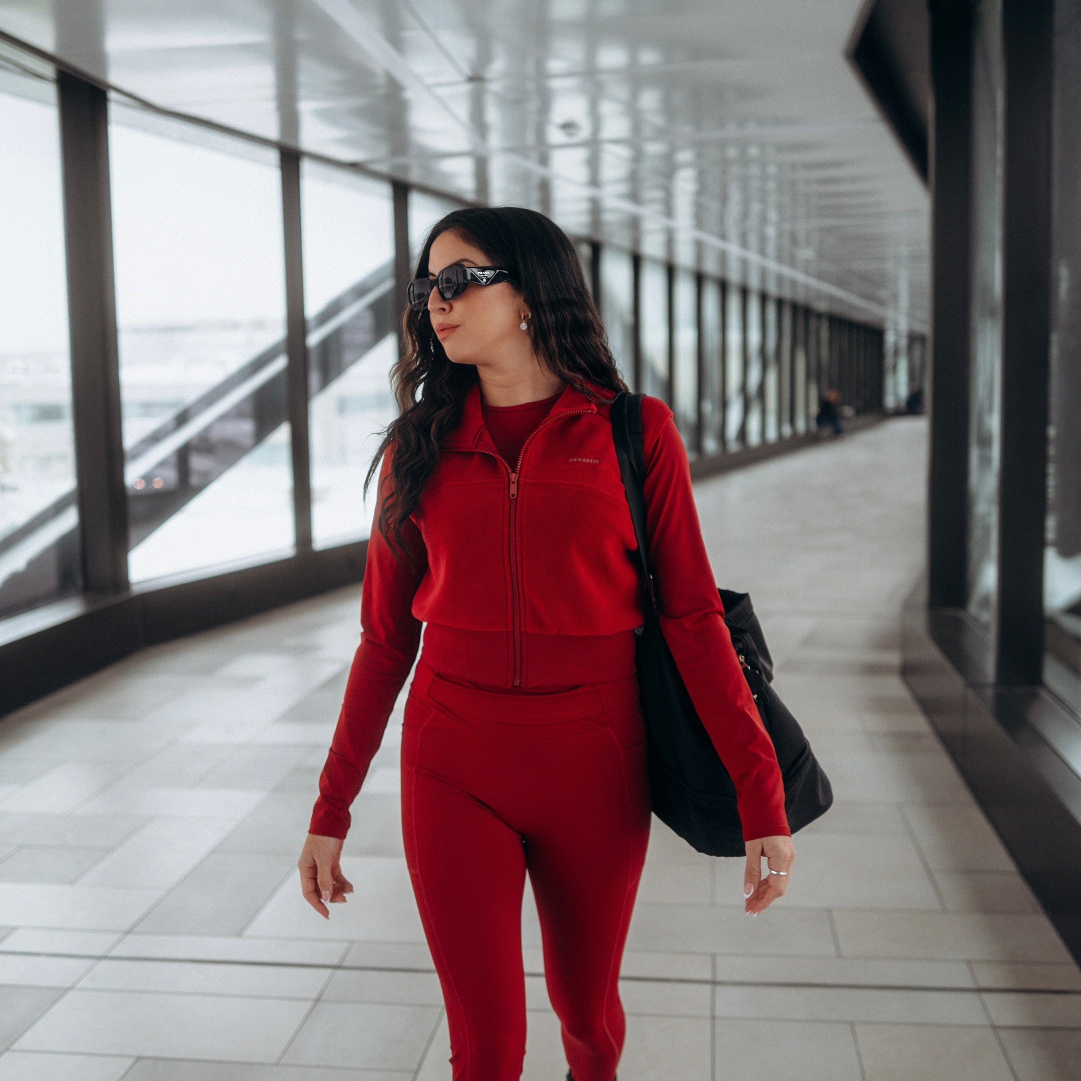 Veste sans manche Rouge Velvet DYNASTIE CLOTHING