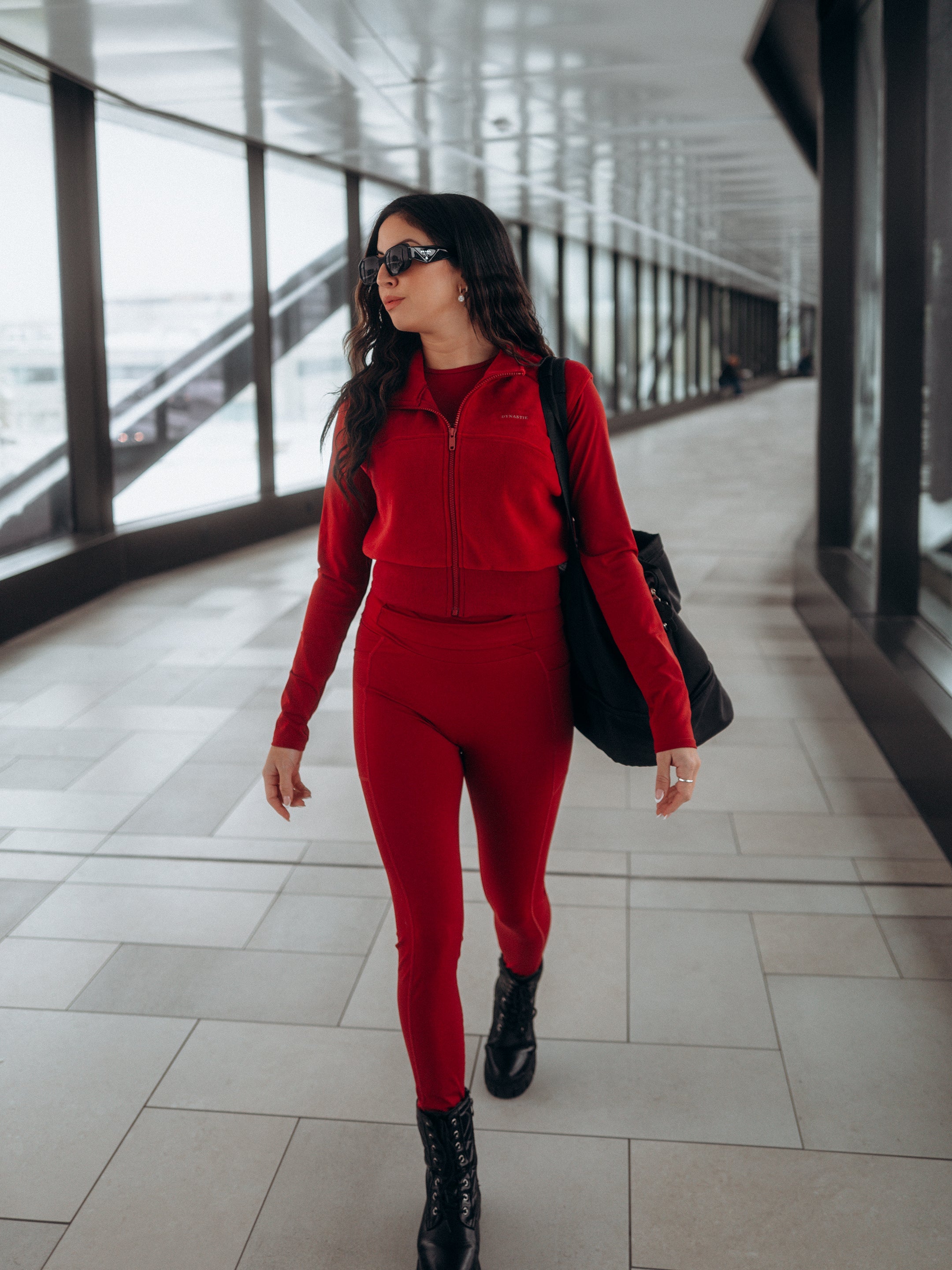 Veste sans manche Rouge Velvet DYNASTIE CLOTHING