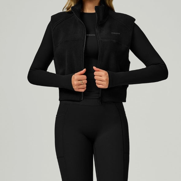 Chandail long ajusté Noir DYNASTIE CLOTHING